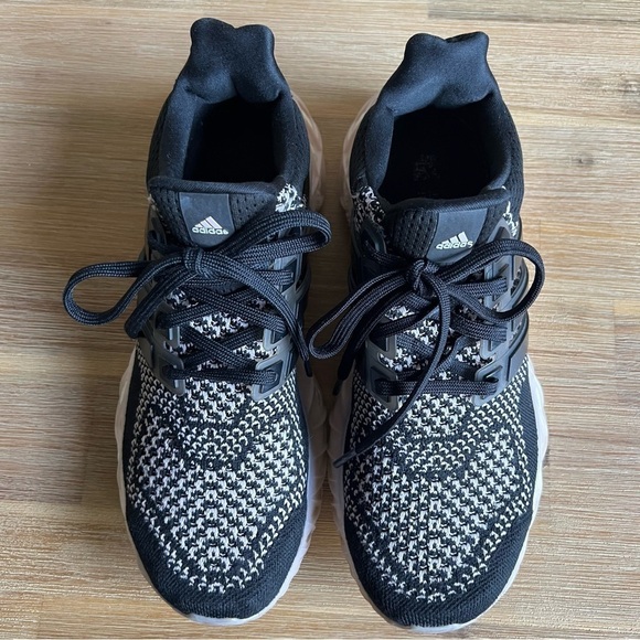 Adidas Running Shoes Women’s 8.5 Black Clear Pink Web DNA Performance GY9093 - Picture 6 of 11